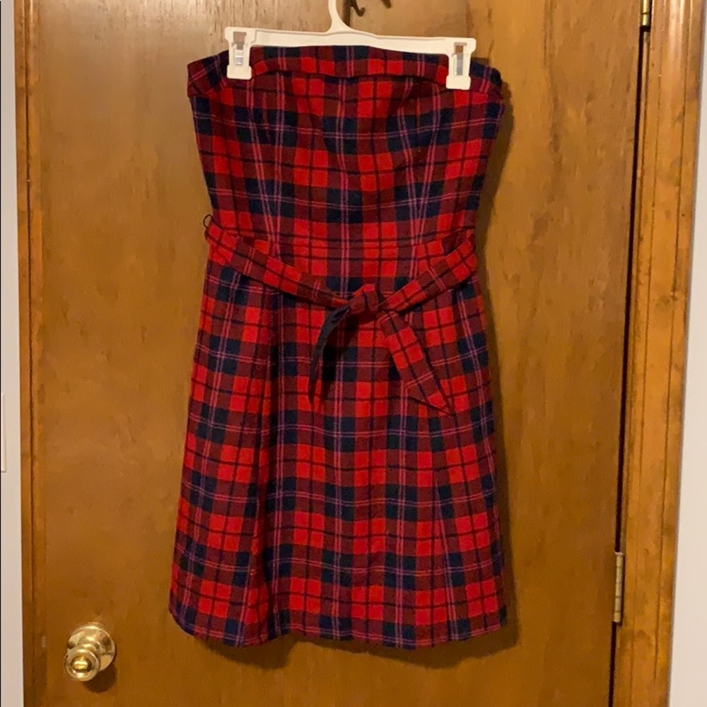 Plaid Winter Dress